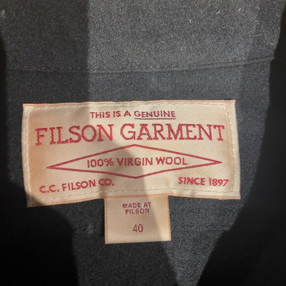 Filson Jac Shirt Navy Size 40 Great Condition!! - Picture 8 of 10